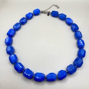Donna Dressler Periwinkle Glass Bead Necklace